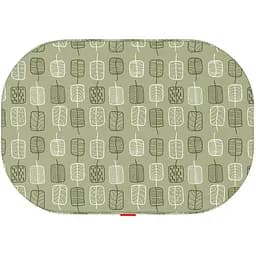 Лежанка для собак Waudog Relax, Зелене листя, зі змінним чохлом, розмір M, 80х55 см (098-0108)