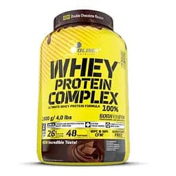 Протеїн Olimp Sport Nutrition Whey Protein Complex 100%, 1.8  кг - Подвійний шоколад