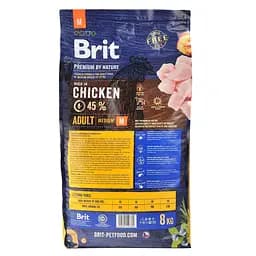 Сухий корм для собак середніх порід Brit Premium Dog Adult М з куркою 8 кг - мініатюра 3