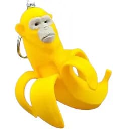 3D Шимпанзини Бананини, брелок, 8 см