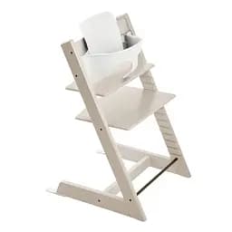 Набір Stokke Baby Set Tripp Trapp Whitewash: стільчик та спинка з обмежувачем (k.100105.15)