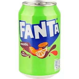 Напиток безалкогольный Fanta Экзотик сильногазированный 0.33 л ж/б (934682)