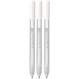Набір гелевих ручок Sakura Classic Medium (0.8) Біла 3шт. автоматична - мініатюра 2