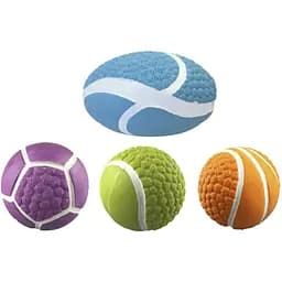 Игрушка для собак Croci Спортивный мяч латекс с пищалкой 7.5-10 см