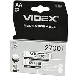 Акумулятори Videx HR6 AA 2700mAh double blister 2 шт. (HR6/2700/2DB)