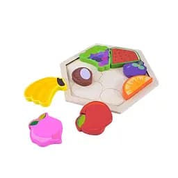 Дитячий дерев’яний пазл вкладиш "Фрукти" Bambi C9441-4