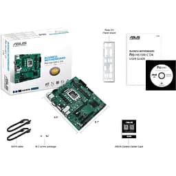 Материнська плата Asus PRO H610M-C D4-CSM s1700 H610 2xDDR4 M.2 HDMI D-Sub mATX - мініатюра 2