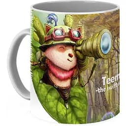Кружка GeekLand Лига Легенд Teemo League of Legends.340 330 мл белая