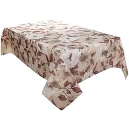 Скатерть Lefard Home Textile Magic 140х140 см водоотталкивающая коричневая (715-438)