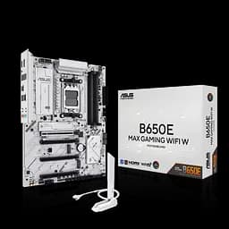 Материнcька плата Asus B650E Max Gaming Wi-Fi White Socket AM5 (B650E MAX GAMING WIFI W) - мініатюра 4