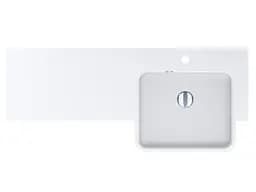 Умивальник Miraggio FONTANA R (0000520) Miramarble, Глянцевий, Накладний/Врізний, Білий - мініатюра 3