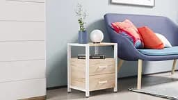 Тумба універсальна Ferrum-decor Вів'єн 2/2 50x41x40 білий ДСП Дуб Сан-Марино 16мм (FRD-104162) - мініатюра 5