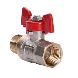 Кран кульовий прямий Q Professional 1/2″ ЗВ КБ PN40 QP152 - мініатюра 3