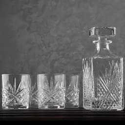 Набір для напоїв Elisey Crystal Chill скляний, графін 750мл та 6 склянок 320мл (9196-004) - мініатюра 5