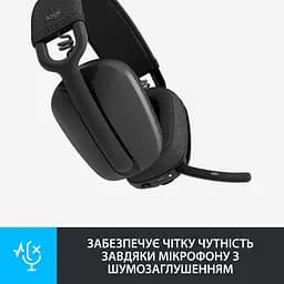 Гарнітура Logitech ZONE VIBE 100 Wireless Graphite (981-001213) - мініатюра 3