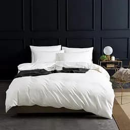 Простынь на резинке 200х220 см бязь белого цвета 327715