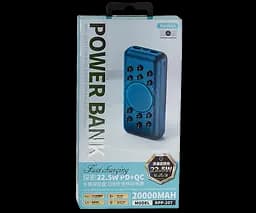 Портативний зарядний пристрій Remax RPP-207 Tanyl 20000mAh 22.5W PD+QC + швидка зарядка (Синій) - мініатюра 4