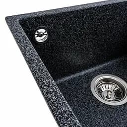 Кухонна мийка Platinum 4040 RUBA матовий Графіт (SP000040835) - мініатюра 3