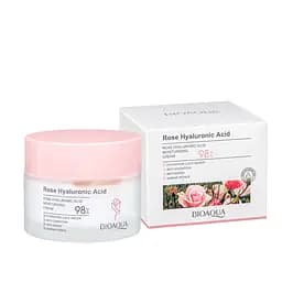 Зволожуючий крем для обличчя Bioaqua Rose Hyaluronic Acid з гіалуроновою кислотою 50 г (BQY42613)