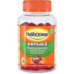 Вітамінний комплекс Haliborange Softies Multivitamins Strawberry 60 цукерок