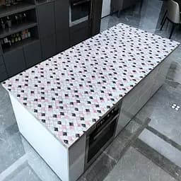 Самоклеюча плівка Sticker Wall SW-00001233 Рожева мозаїка 0,45х10м - мініатюра 5
