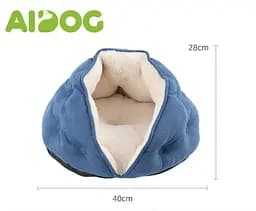 Лежак для котів Aidog 40х28 см синій - мініатюра 2