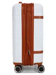 Валіза маленька S ABS-пластик Worldline Airtex 629 56×36×22см 38л Біла - мініатюра 7