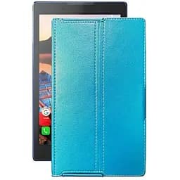 Чехол StatusCASE из экокожи для планшета Lenovo Tab 3 TB3-730X Голубой