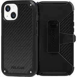 Протиударний чохол з кліпсою Pelican Shield Kevlar для iPhone 12 Mini Black аналог OtterBox Defender