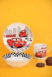 Тарілка дитяча обідня порцелянова Limited Edition Cars 18см (YF6032-1) - мініатюра 3