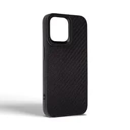 Чехол Harder Carbon Pattern для Apple iPhone 15 Pro Max Black (ARM76778) - мініатюра 2