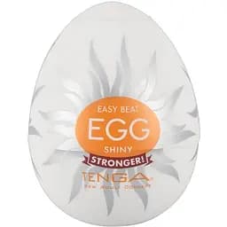 Мастурбатор яйце Tenga Egg Stronger Shiny білий
