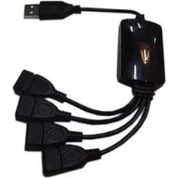 USB-хаб Lapara USB 2.0 4-ports (LA-UH803-A) Black