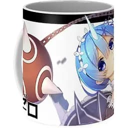 Кухоль GeekLand Життя з нуля в альтернативному світі Re:Zero Рем RZ.02.09 330 мл різнобарвний