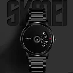 Чоловічий годинник Skmei 1260 оригінальні silver black - мініатюра 5