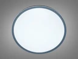 Світлодіодна смарт люстра таблетка, без пульта, 72W, сіра