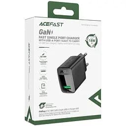 МЗП Acefast A90 QC3.0 18W (1USB-A) Black - мініатюра 4