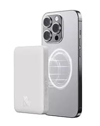 Магнітний зовнішній акумулятор Baseus Magnetic Mini Air 10000mAh 20W білий - мініатюра 6