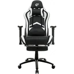 Геймерське крісло GT Racer чорне з білим (X-2534-F Black/White)