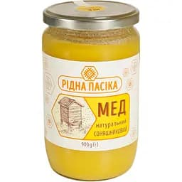 Мед Рідна пасіка Соняшниковий натуральний 900 г (941806) - мініатюра 2