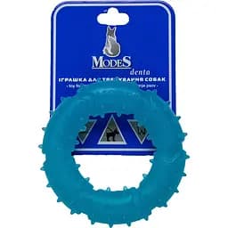 Игрушка для собак Modes Denta кольцо XS 9 см голубая