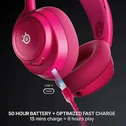 Ігрова гарнітура SteelSeries Arctis Nova 7X Gen 2 Wireless Magenta PC/PS/SW/MAC/MOB - мініатюра 7