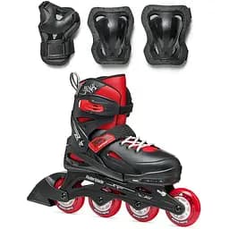 Ролики Rollerblade Fury Combo 29-33 Чорний-Червоний