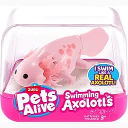 Интерактивная игрушка Pets & Robo Alive Аксолотль розовый (9556A)
