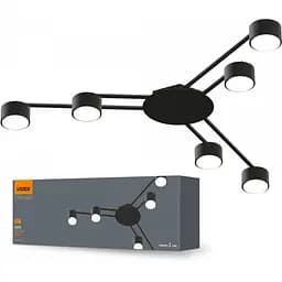 Світильник Videx під лампу 6xGX53 накладний Чорний VL-SPF21B-B