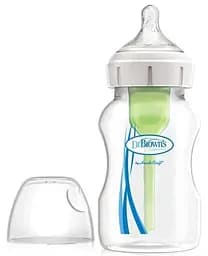 Антиколікова пляшечка Dr. Brown's Options +, з широким горлечком, 330 мл (WB11600-SPX)