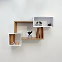 Полка Hopanchuk Furniture Дейви севилья с белым (45C1C3)