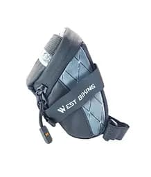Велосумка подседельная West Biking YP0707366 14х7х6.5 см 0.3 л черно-серый (G0001985)