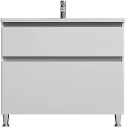 Тумба підлогова AM.PM X - Joy 100 см з умивальником (M85-FSX1002-WC1002WG38)