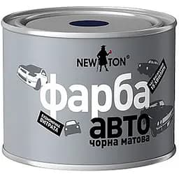 Фарба New Ton авто чорна матова 450 мл